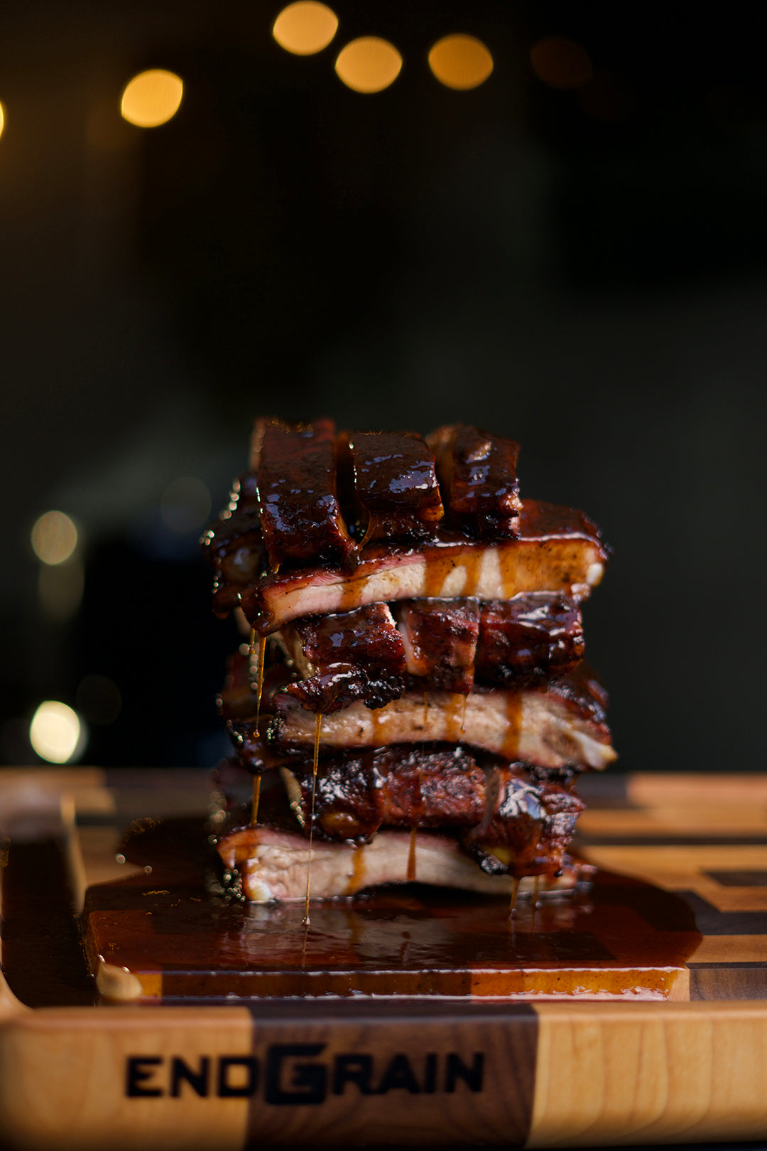 Pumpkin Spice Whiskey Ribs
