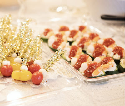 Shrimp & Cucumber Appetizer