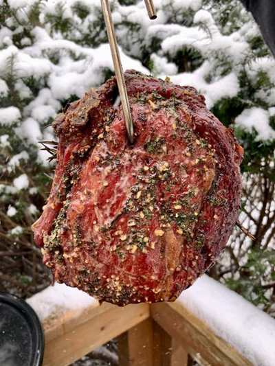 Garlic Herb Prime Rib